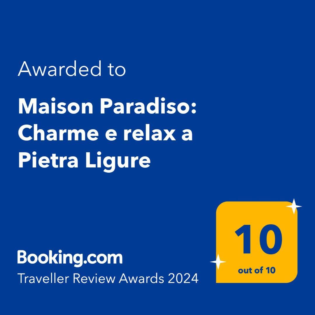 Maison Paradiso: Charme e relax a Pietra Ligure Exterior foto
